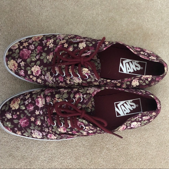 NWOT limited edition floral Vans - Picture 2 of 4